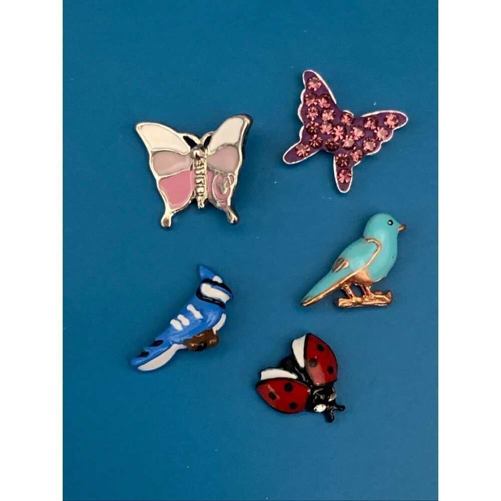 Origami Owl Charms #floating locket #wildlife #butterflies